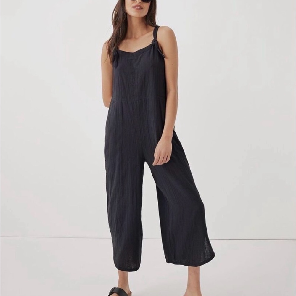 Pact Navy Jumpsuit